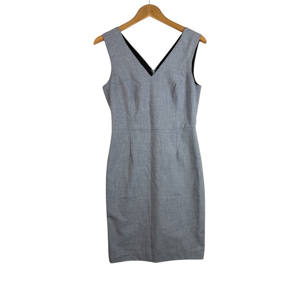 Banana Republic V-neck Sheath‎ Dress size 4 Gray
